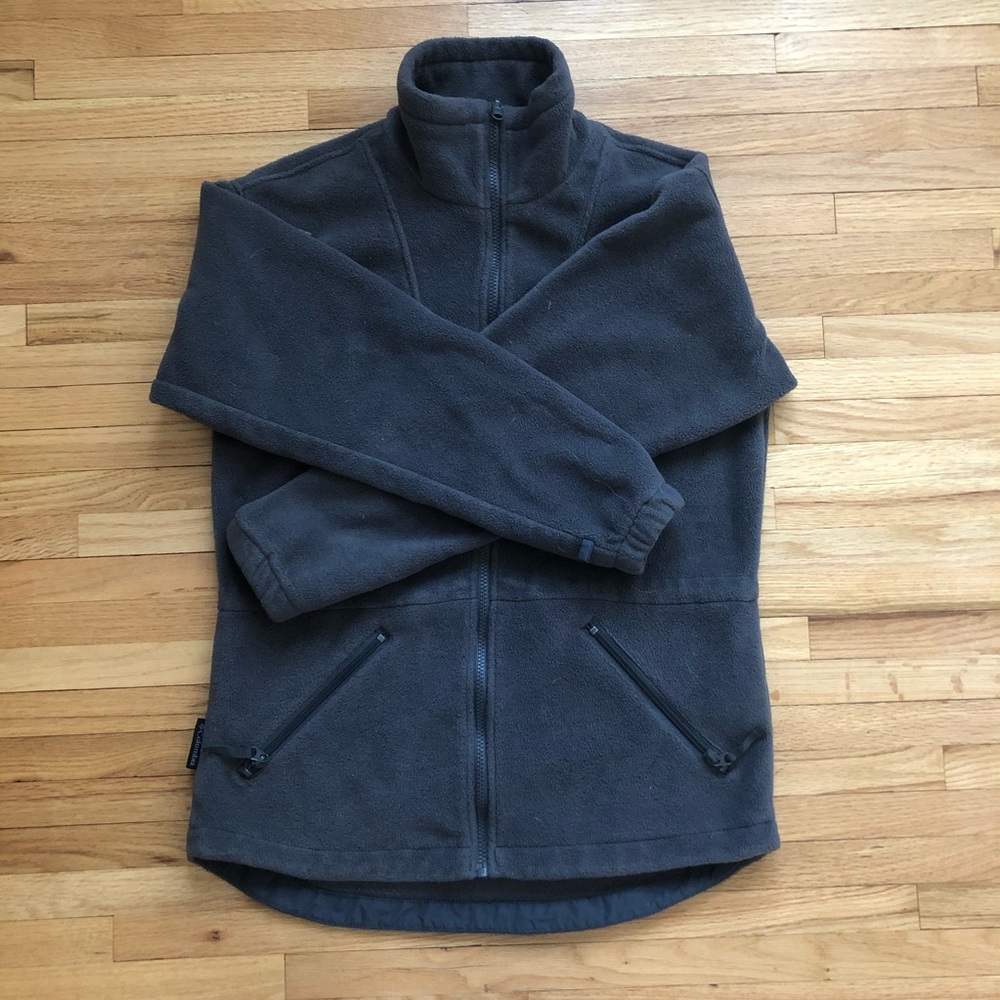 Columbia charcoal gray zip up size small